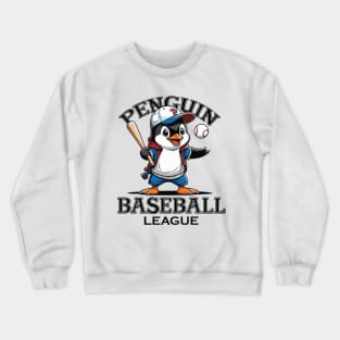 Penguin Baseball League Crewneck Sweatshirt